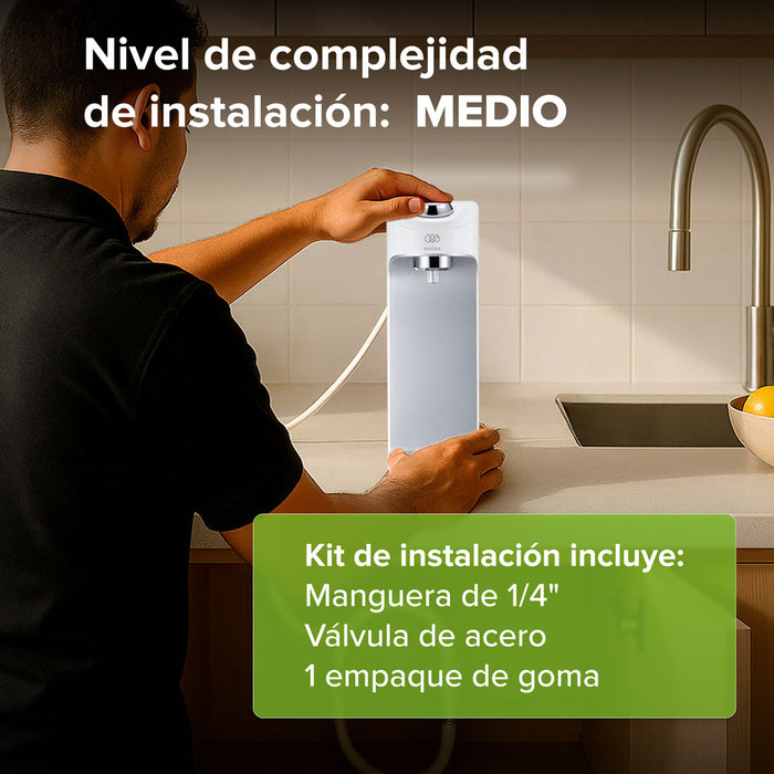 Purificador de agua por ultra filtración sobre tarja - 4 etapas de filtración