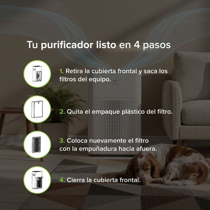 Filtro de repuesto para purificador de aire PHEPA01