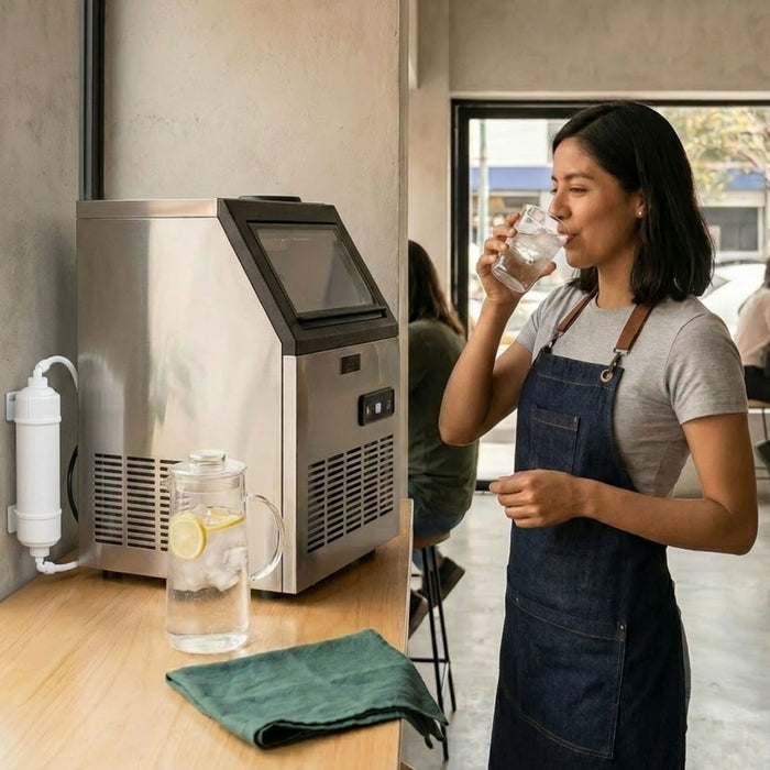 Filtro de agua para máquina de hielo comercial con 2 tipos de llenado