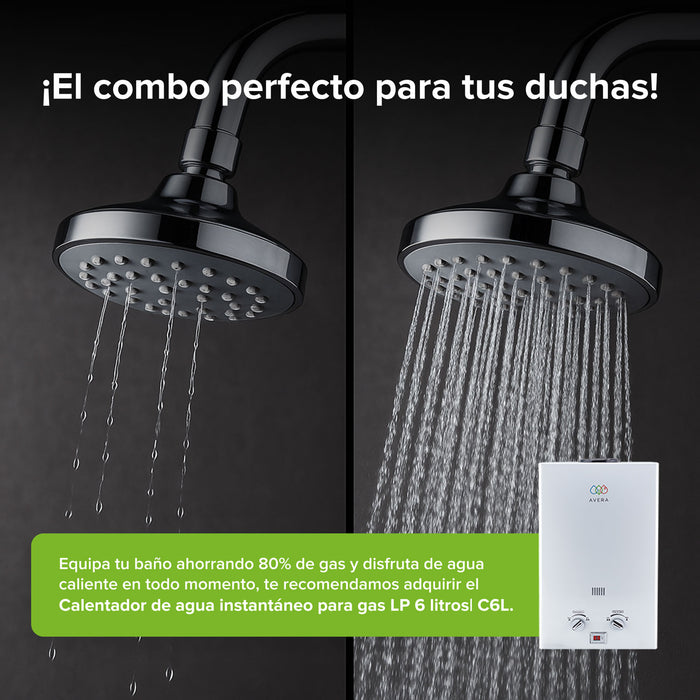 Combo Calentador instantáneo gas LP 6 L + Presurizador 26 L