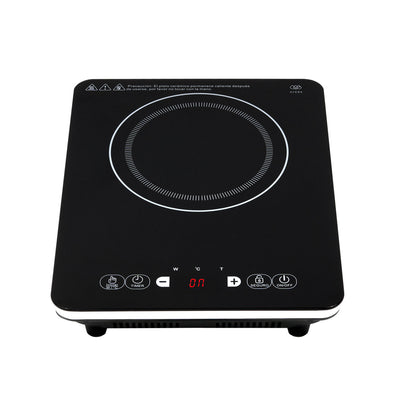 Parrilla de inducción portátil 1 quemador 29 cm soporta 15 kg 1500 W 120 V
