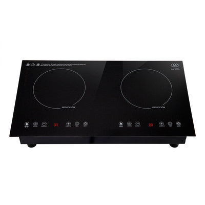 Parrilla de inducción 2 quemadores 68 cm horizontal 2000 W 120 V