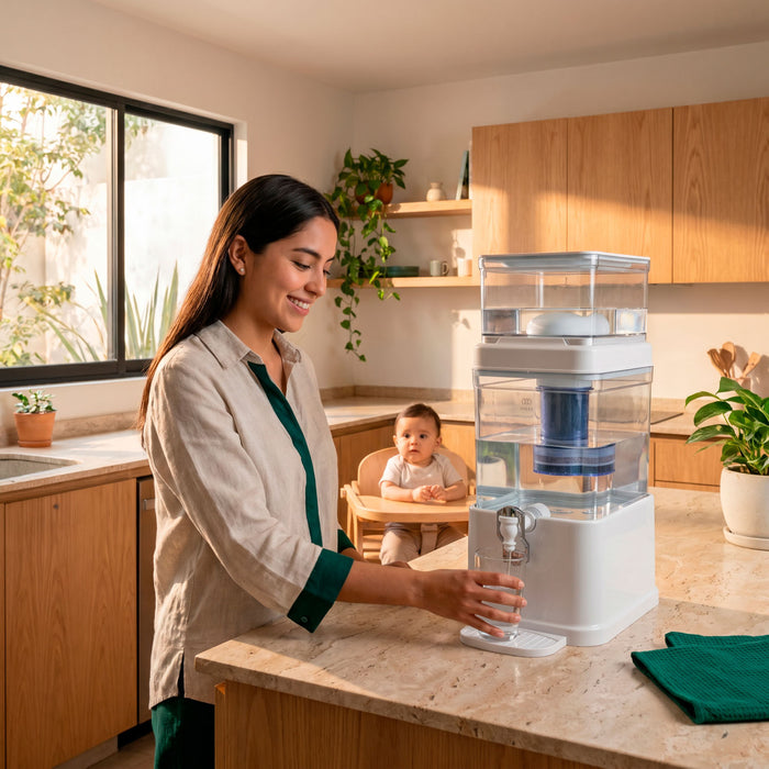 Filtro dispensador de agua 10 L - 5 etapas de filtración