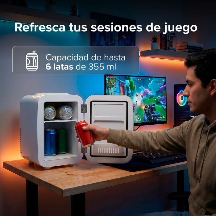 Mini refrigerador portátil 4 L para skincare y auto