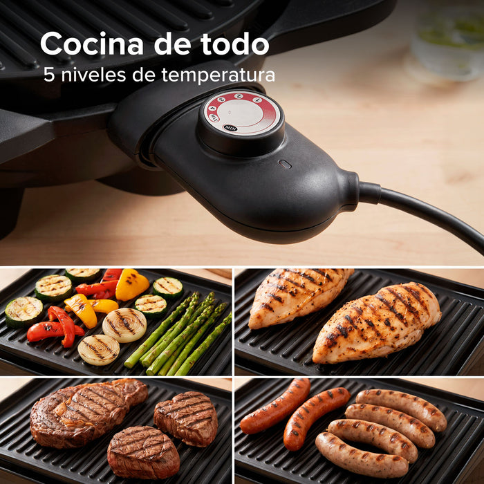 Asador eléctrico de pedestal portátil 16" 42cm