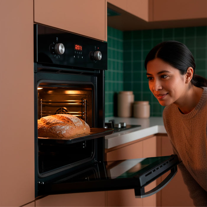 Horno empotrable mixto gas LP y eléctrico 127 V 60 cm digital 58 L