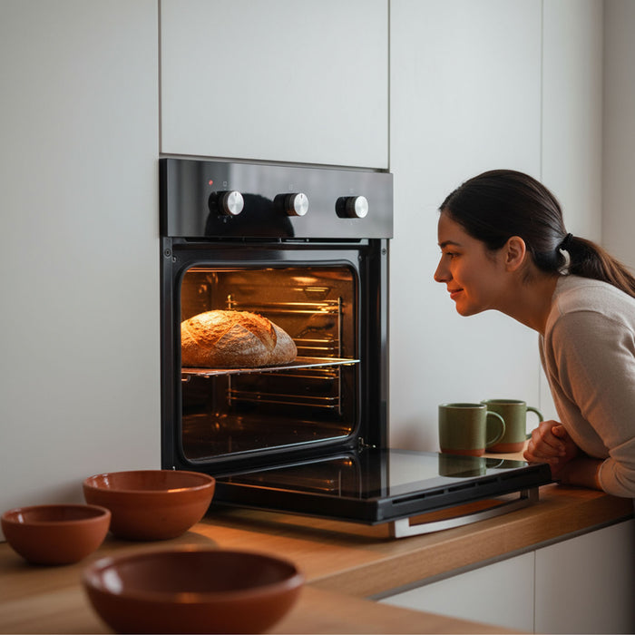 Horno empotrable mixto gas LP y eléctrico 127 V 60 cm con 3 perillas 58 L