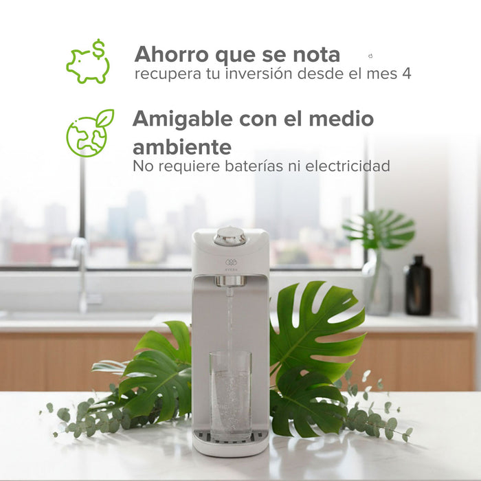 Purificador de agua por ultra filtración sobre tarja - 4 etapas de filtración