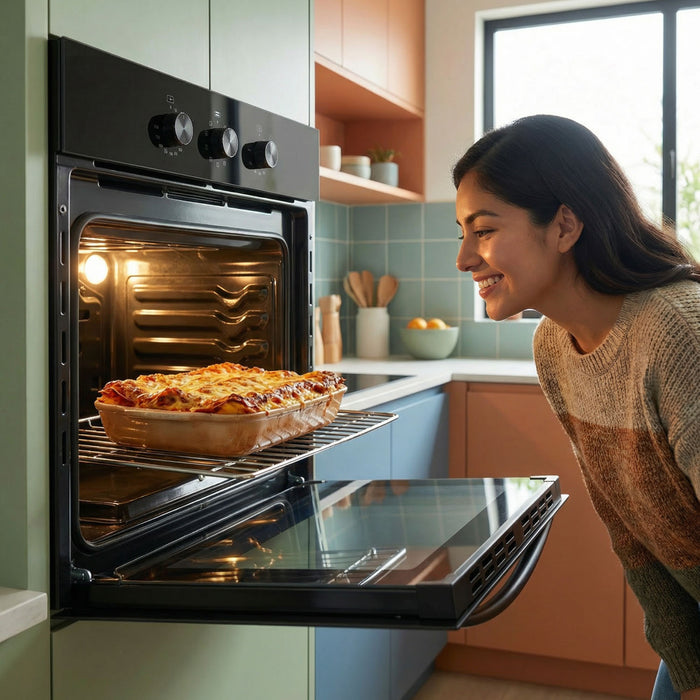 Horno empotrable eléctrico 67 L 3220 W 220 V con 9 funciones