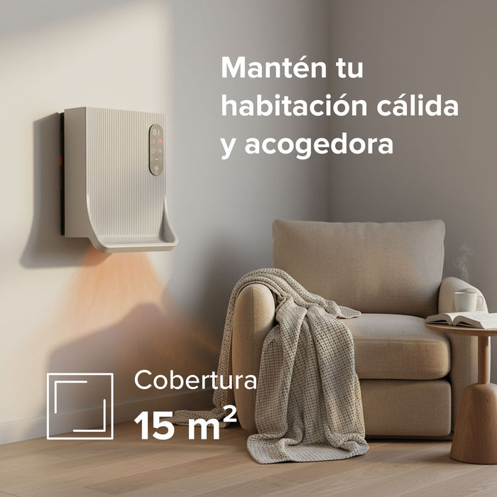 Calefactor de pared 3 en 1 con toallero, secador y deshumidificador