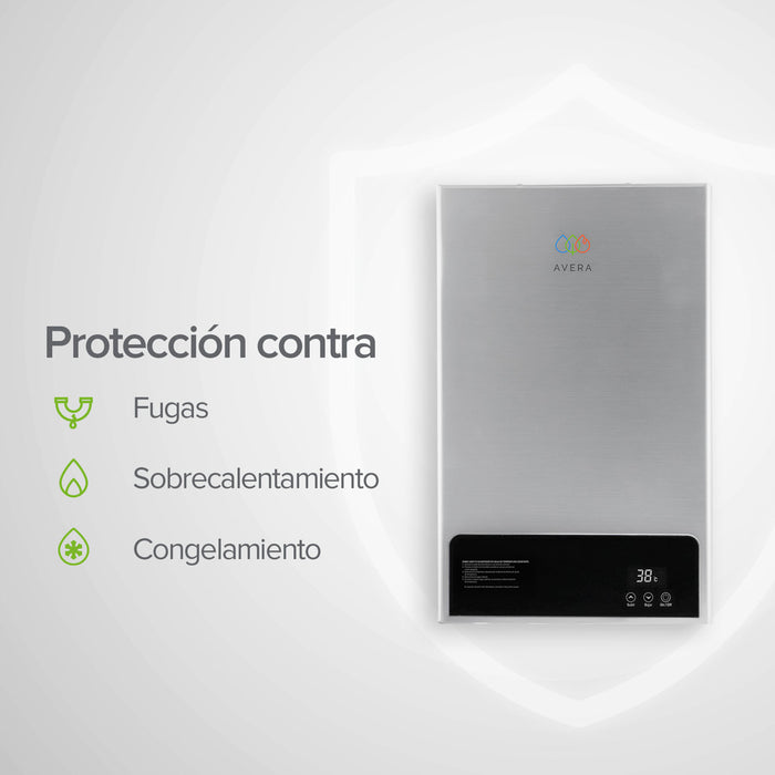 Calentador de agua instantáneo modulante para gas LP 10 Litros/Minuto, 2 Servicios