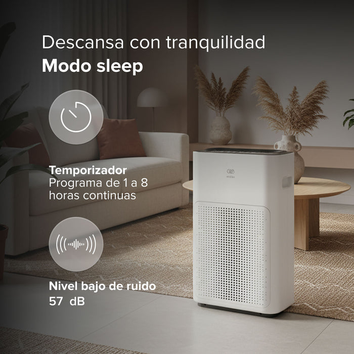 Purificador de aire inteligente potencia 200 CADR - Cubre hasta 100m²