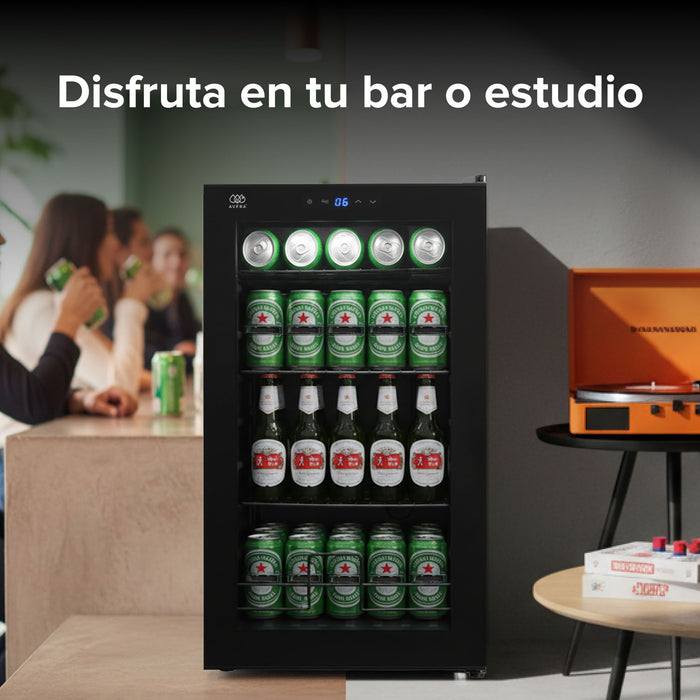 Refrigerador enfriador de bebidas 75 latas Capacidad 63L