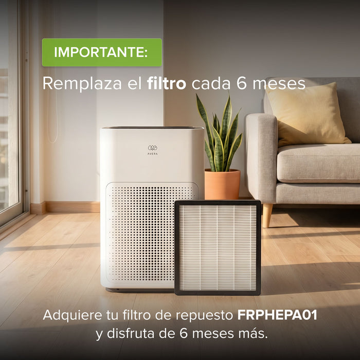 Purificador de aire inteligente potencia 200 CADR - Cubre hasta 100m²