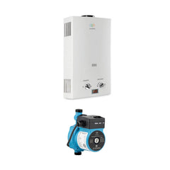 Combo Calentador instantáneo gas natural 6 L + Presurizador 26 L