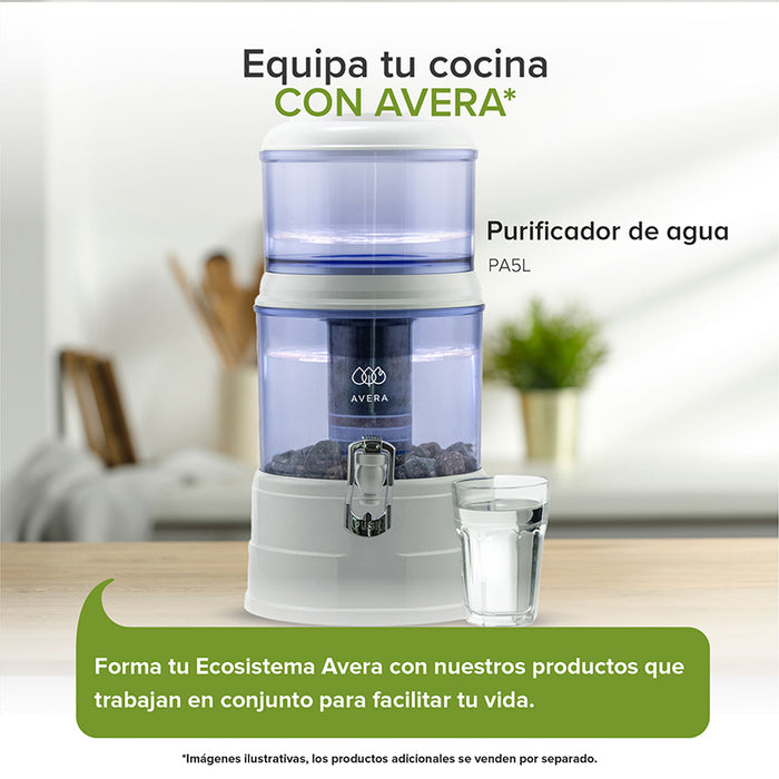 Cafetera multicápsula con control de nivel de agua — Avera