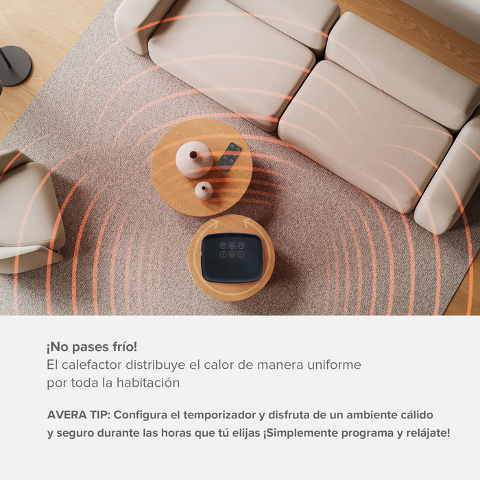 Calefactor eléctrico de cerámica ptc ° oscilación 1500 W