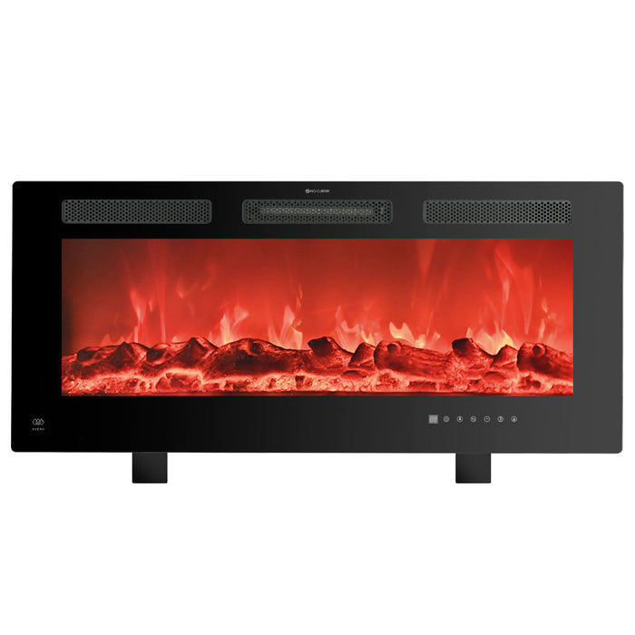 Calefactor eléctrico tipo chimenea 42" hasta 30° con WiFi