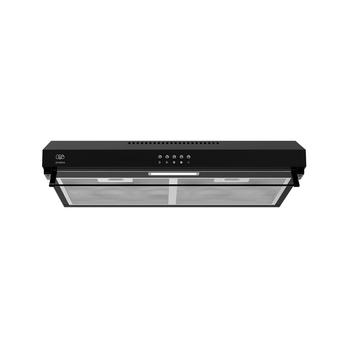 Combo Parrilla de gas Vidrio templado 4 quemadores + Campana de pared acero inoxidable 60 cm negro