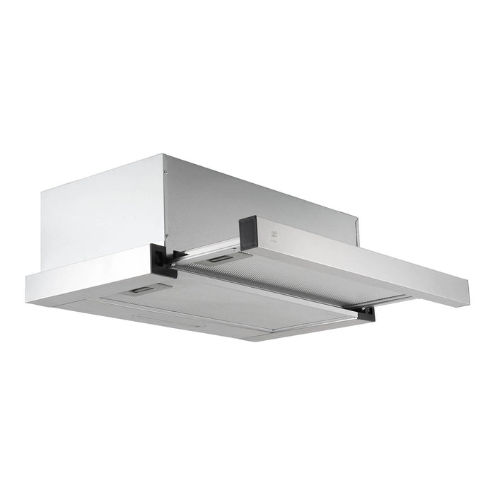 Campana de cocina de pared extensible 60 cm acero inoxidable