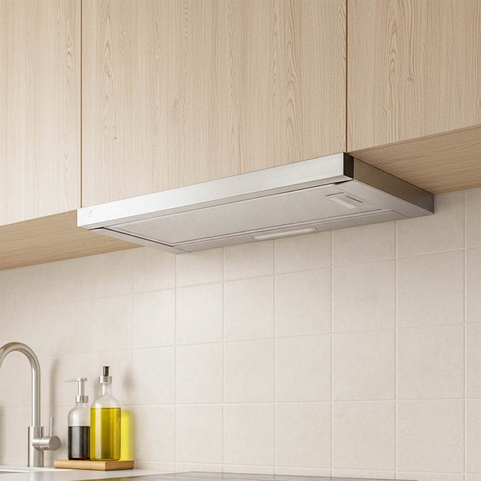 Campana de cocina de pared extensible 80 cm acero inoxidable