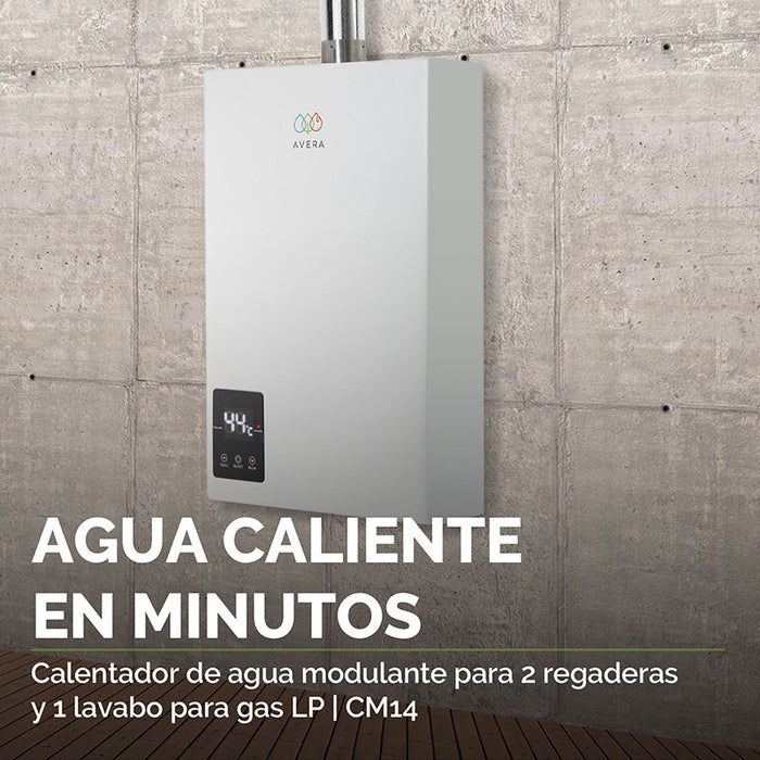 Calentador de agua modulante para gas natural 24 L