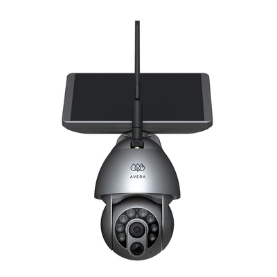 Cámara de seguridad con visión nocturna y panel solar + WiFi