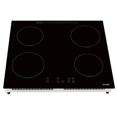 Parrilla de inducción 4 quemadores 59 cm 7000 W 220 V - eurogar
