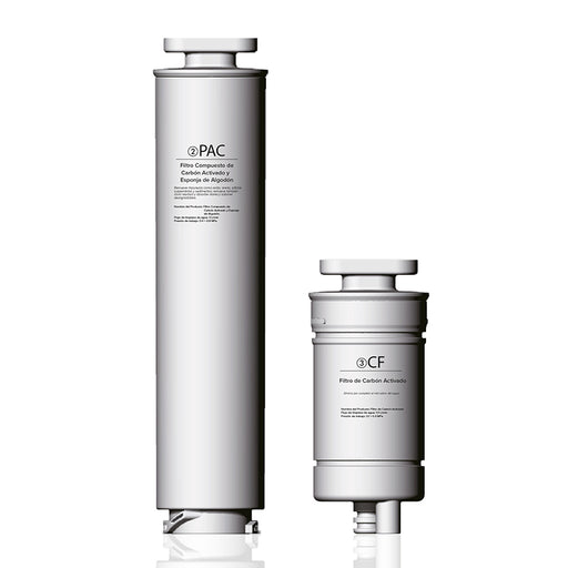 Cilindros de filtros de agua PAC y CF