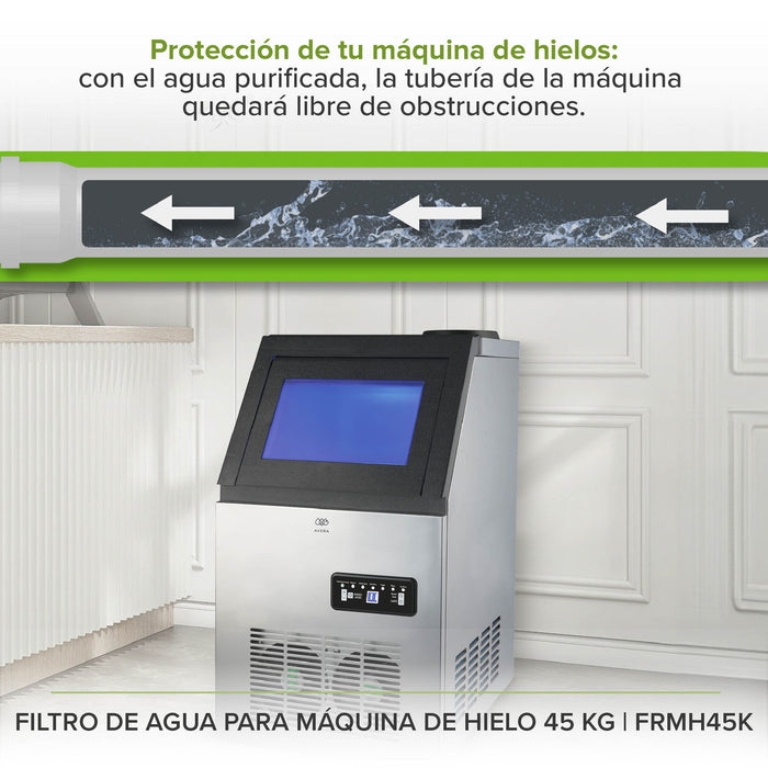 Filtro De Agua Para Máquina Para Hacer Hielo Con Capacidad De 45kg