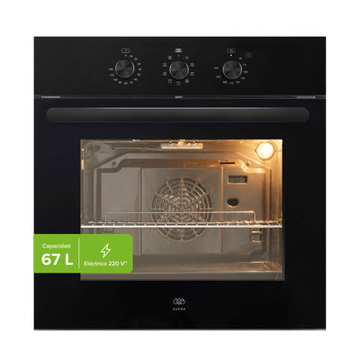 Horno empotrable eléctrico 67 L con 9 funciones 3220 W 220 V
