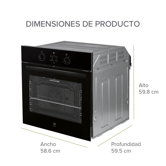 Horno empotrable eléctrico 127 V 59 cm