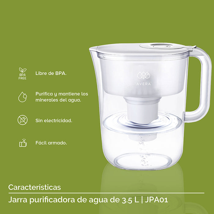 Jarra purificadora de agua Avera JPA01