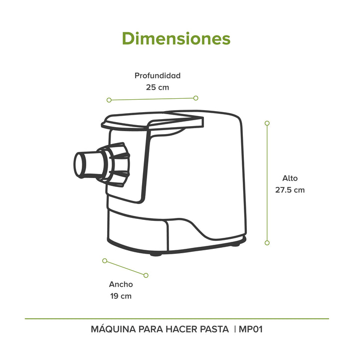 Combo Máquina para hacer pasta + Parrilla de gas de vidrio templado con 4 quemadores