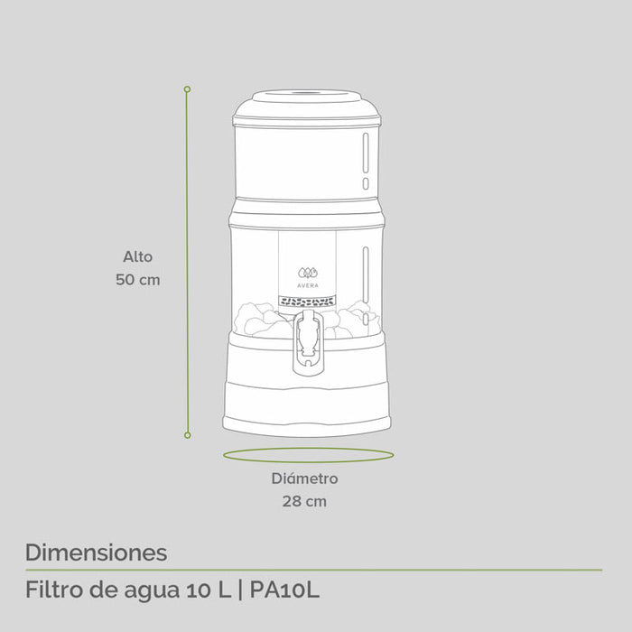 Purificador de agua 10 L