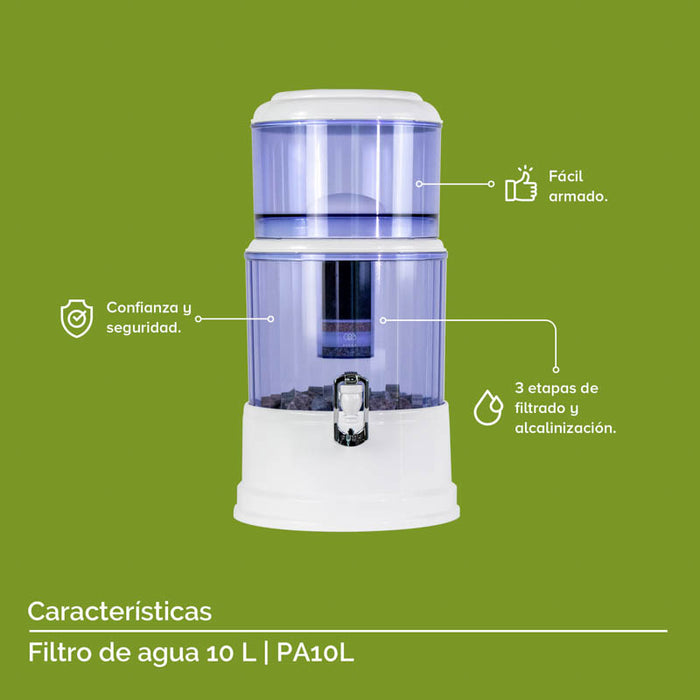 Purificador de agua 10 L