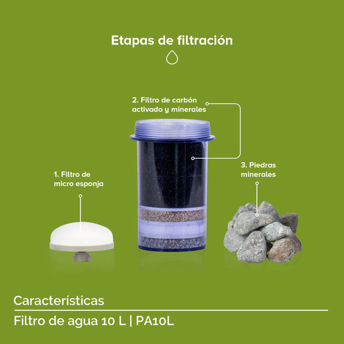 Purificador de agua 10 L