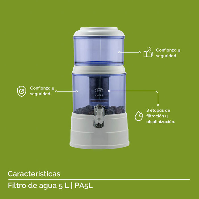 Purificador de agua 5 L