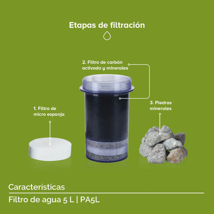 Purificador de agua 5 L