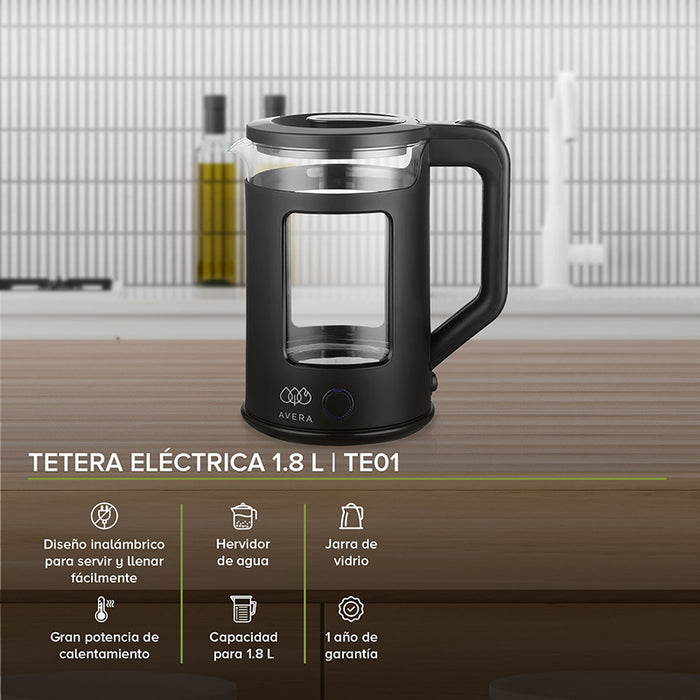 Hervidor De Agua Electrico Tetera Electrica Calentador Para Cafe